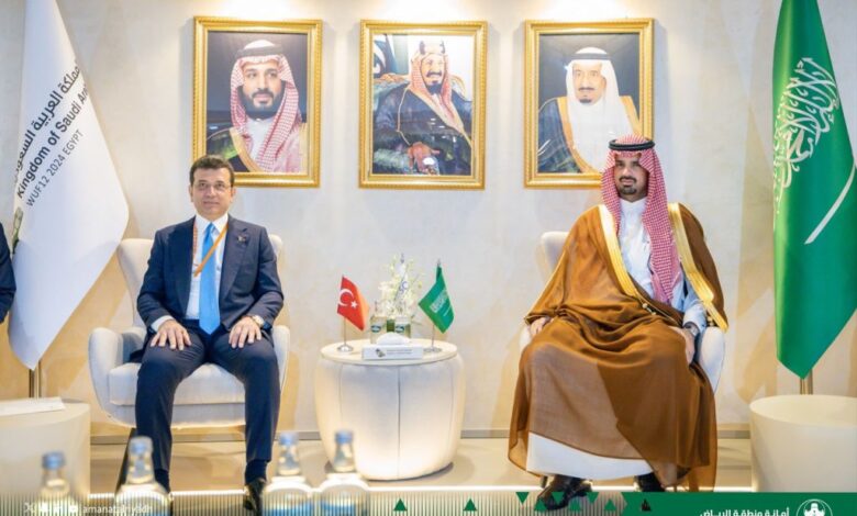 رئيس الوفد السعودي خلال الزيارة