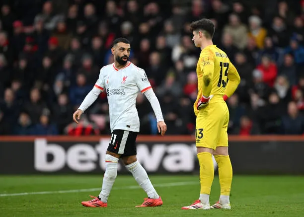 محمد صلاح من مباراة ليفربول وبورنموث