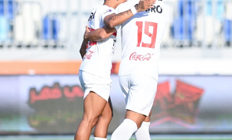 لاعبي الزمالك عبدالله السعيد وخوان بيزيرا