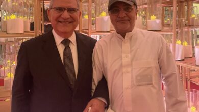 سامي العثمان والدكتور أدريس المليحي