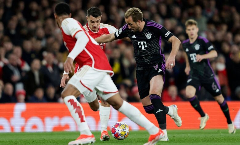 مباراة أرسنال وبايرن ميونخ