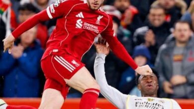 مباراة ليفربول وريال مدريد