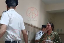 هدير عبدالرازق داخل المحكمة