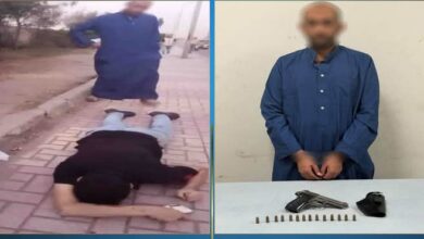 الواقعة من أحد الكاميرات