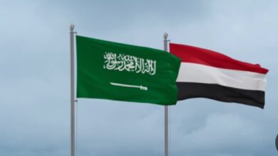 علم اليمن والسعودية