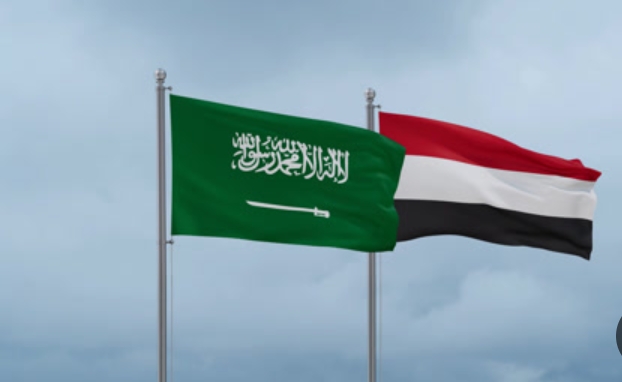 علم اليمن والسعودية