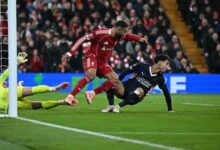 محمد صلاح من مباراة أيندهوفن