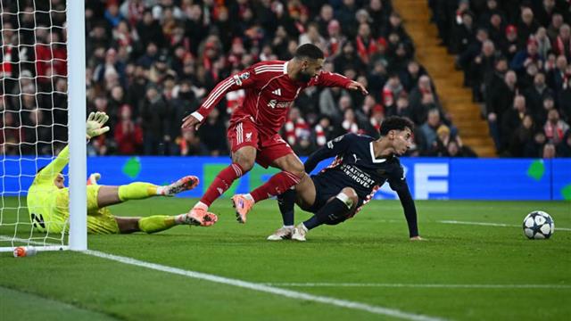 محمد صلاح من مباراة أيندهوفن