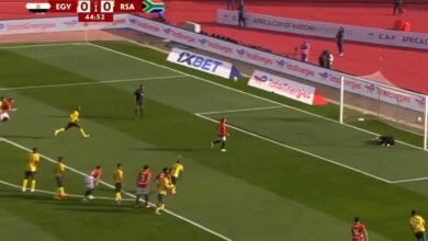 هدف محمد صلاح في مرمي جنوب إفريقيا