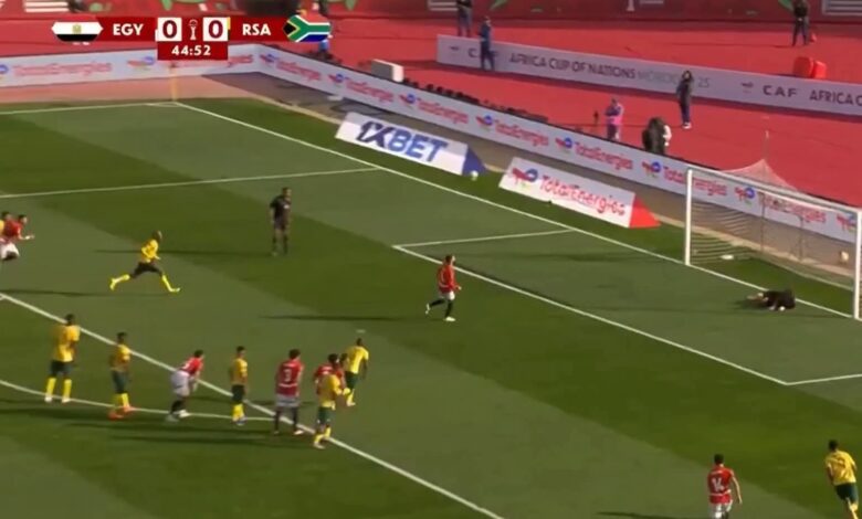 هدف محمد صلاح في مرمي جنوب إفريقيا