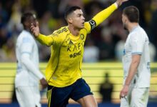 كريستيانو رونالدو يحتفل بالهدف