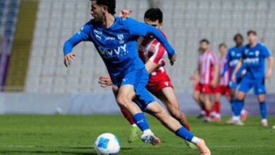 مباراة الهلال والمحرق البحريني الودي