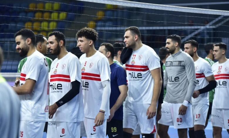 لاعبي الزمالك للكرة الطائرة