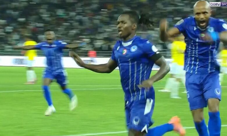 فرحة لاعبي الهلال السوداني