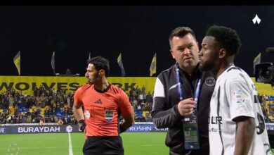 طرد لاعب الشباب عبدالله معتوق