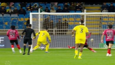 رونالدو يسجل الهدف الاول