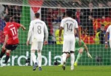 أوساسونا يحرز الهدف الأول في مرمي ريال مدريد