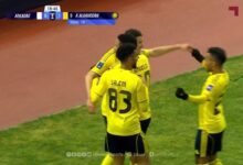 عبدالله الحمدان يحتفل بالهدف