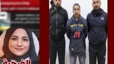 المتهمون الثلاثه والضحية