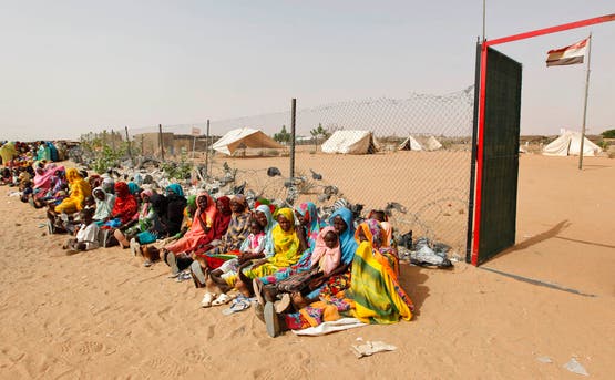 السودانيين علي حدود تشاد