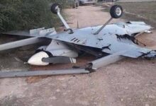 سقوط طائرة مسيرة أرشيفية