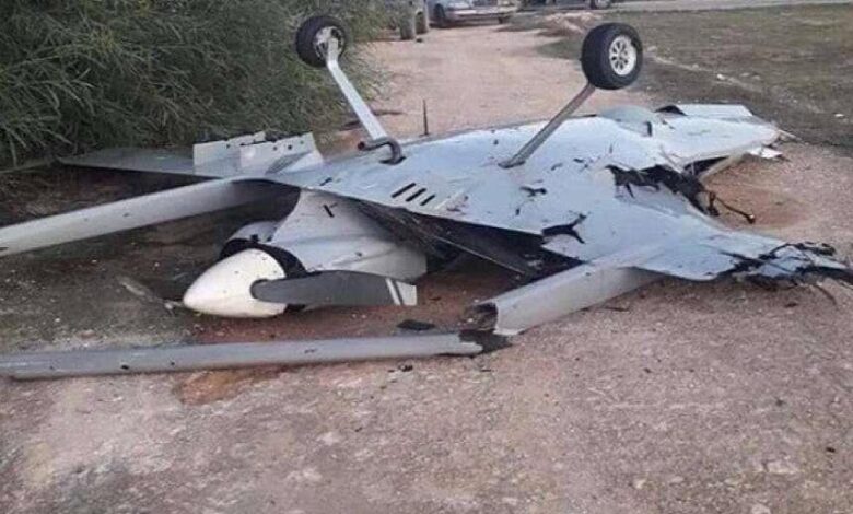 سقوط طائرة مسيرة أرشيفية