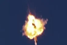 سقوط صاروخ أرشفية