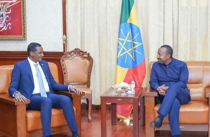 حميدتي ورئيس وزراء أثيوبيا