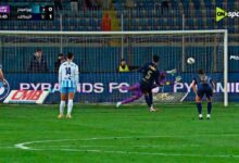 حسام عبدالمجيد يحرز هدف الزمالك