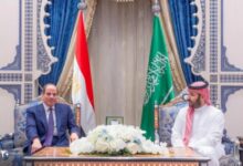 ولي العهد السعودي و عبدالفتاح السيسي