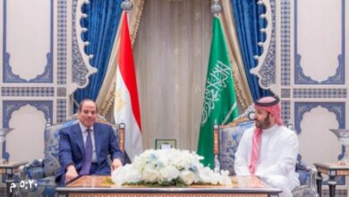 ولي العهد السعودي و عبدالفتاح السيسي