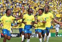 فرحة لاعبي صن داونز بالهدف