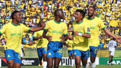 فرحة لاعبي صن داونز بالهدف