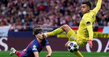 مباراة اتليتكو مدريد وبرشلونة بدوري الابطال