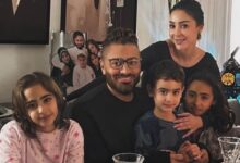 تامر حسني واسرته
