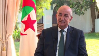 الرئيس الجزائري عبدالمجيد تبون