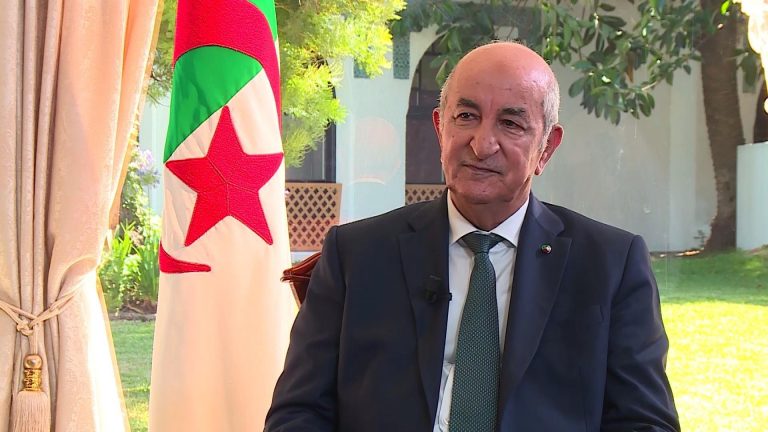 الرئيس الجزائري عبدالمجيد تبون