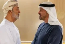 سلطان عمان هيثم بن طارق و الشيخ محمد بن زايد