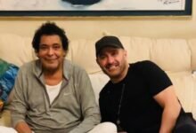 محمد منير والفنان أحمد السقا
