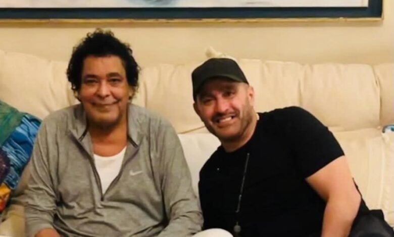 محمد منير والفنان أحمد السقا