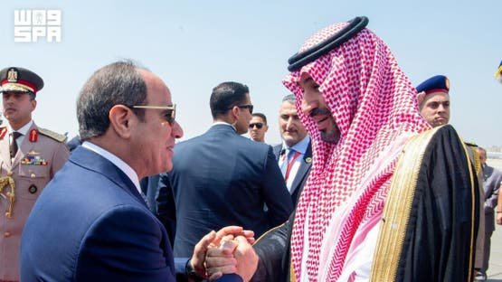 السيسي يستقبل ولي العهد السعودي