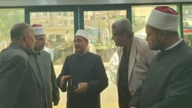 وفد من الازهر الشريف في زيارة التلاميد
