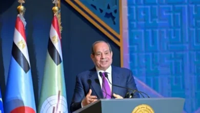 السيسي خلال الندوة