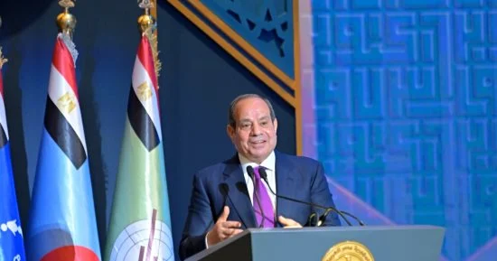 السيسي خلال الندوة