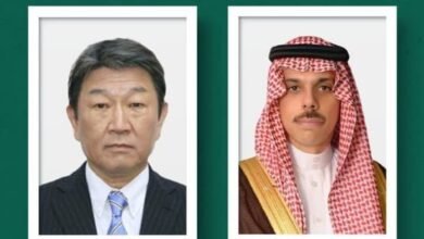 وزير الخارجية السعودي والياباني
